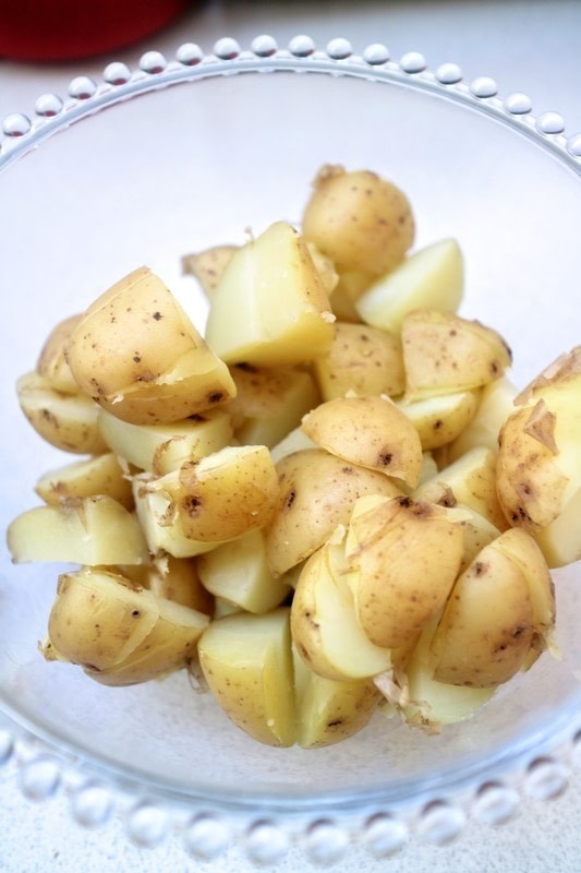 Schwedischer Kartoffel- und Apfelsalat  