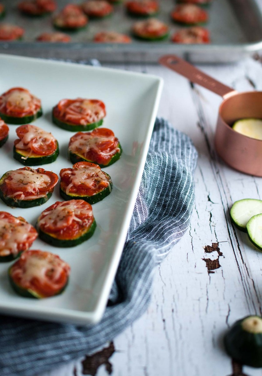 Mini Zucchini Pizzas  