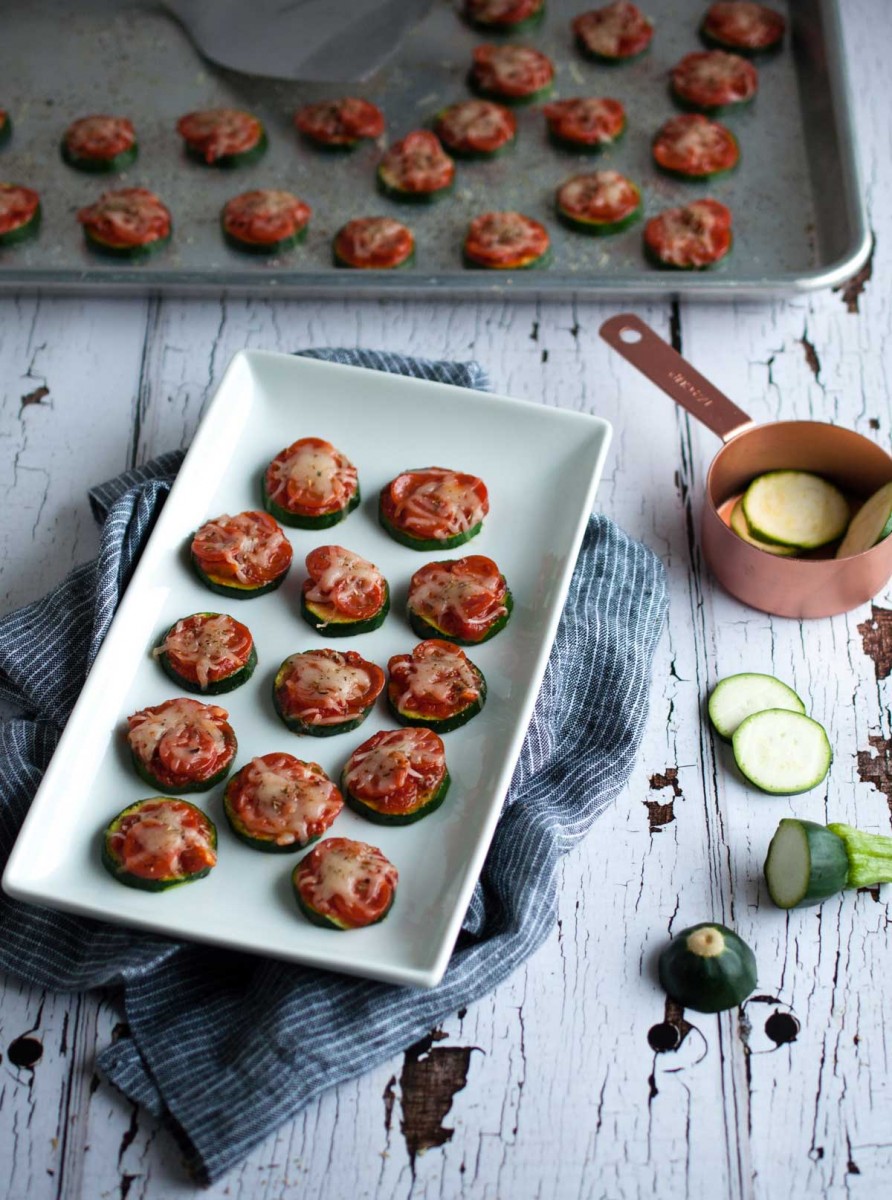 Mini Zucchini Pizzas  